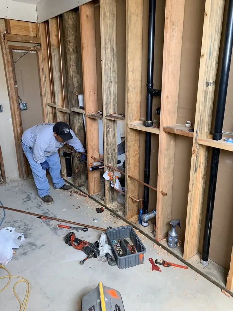 Commercial rough-in plumbing for Gas Line Repair in Ridgeview